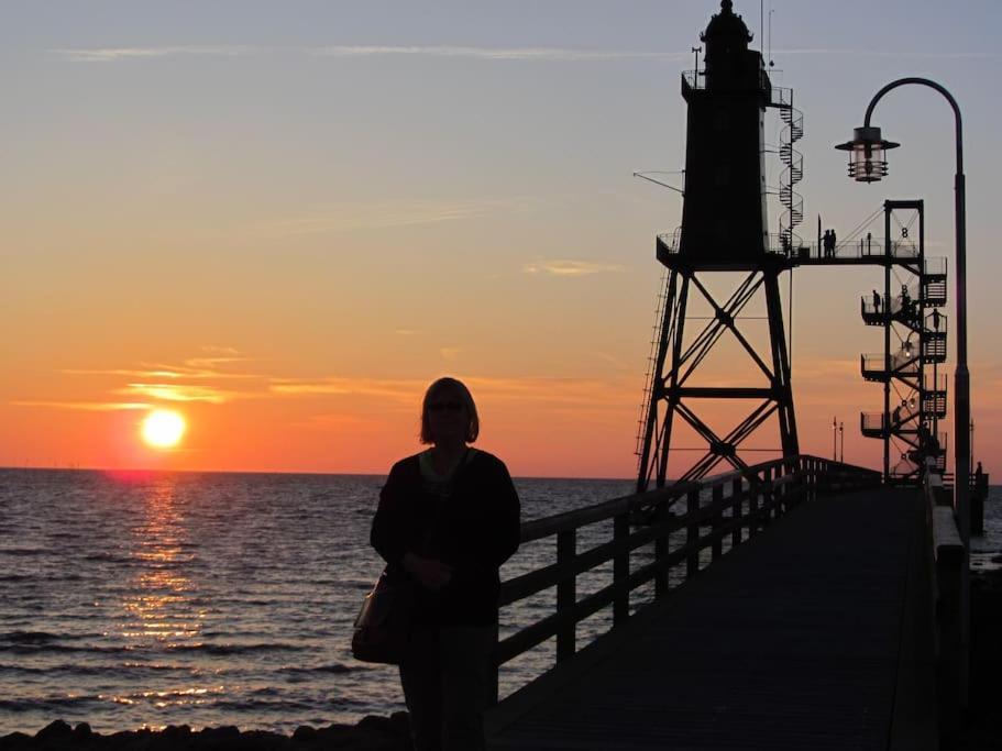 Nordsee Und Natur. Gemuetliche Fewo Mit Deichblick Dorumer Neufeld Kültér fotó